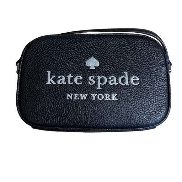 NWT Kate Spade New York Glitter On Mini Camera Embossed Leather Crossbody Bag - Picture 3 of 12